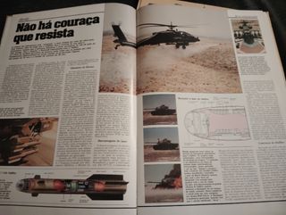 Livros Aviões de Combate - Harrier e AH-64 Usados