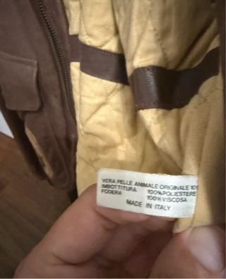 Chaqueta Cuero Aviador Estilo Top Gun