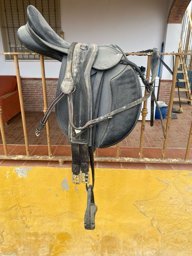 Silla de montar inglesa completa