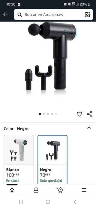 Pistola de Masaje profesional Physio inalámbrica