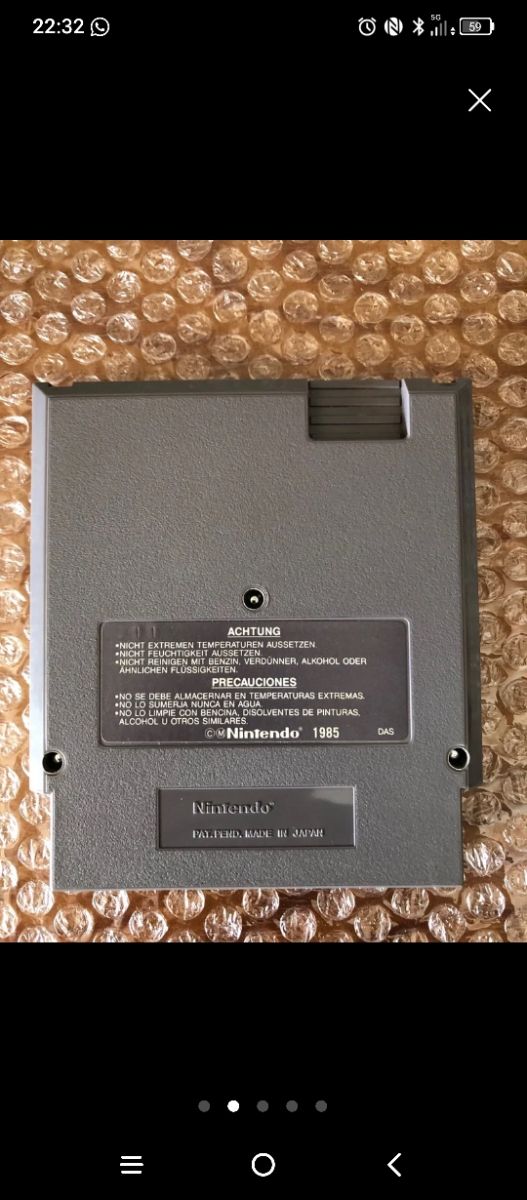 Super Mario Bros. Nintendo NES - Versión Española