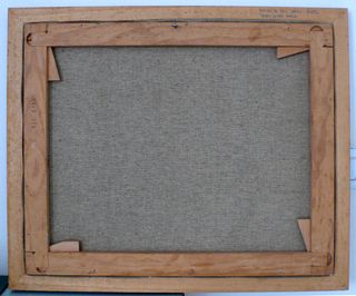 Joan Serra Anson Óleo Escuela Catalana PONTS