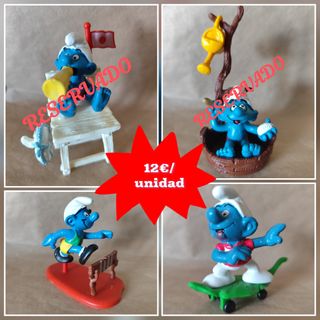Figuras Pitufos PEYO Schleich PVC