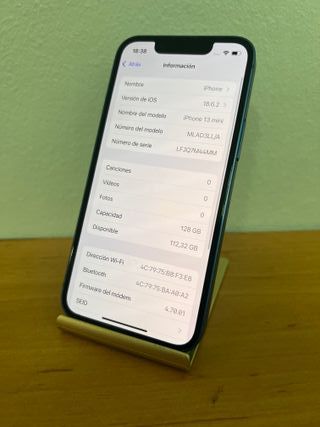 Apple iPhone 13 Mini 128gb Azul Grado A+ Bat. 100%