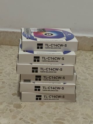 6 Ventiladores Thermalright TL-C14CW-S 14cm NUEVOS