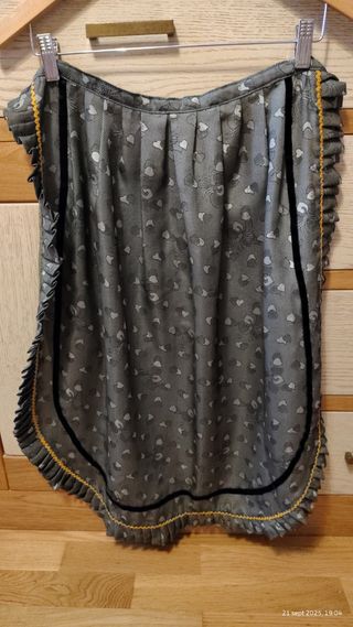 Mandil para traje regional artesanal 
