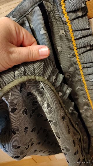 Mandil para traje regional artesanal 