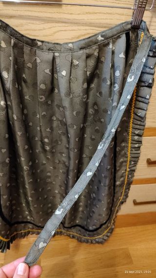Mandil para traje regional artesanal 