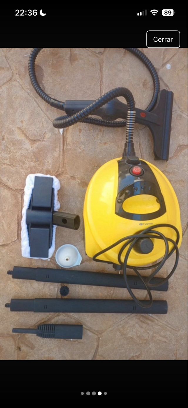 Limpiador a vapor Carrefour Home Amarillo