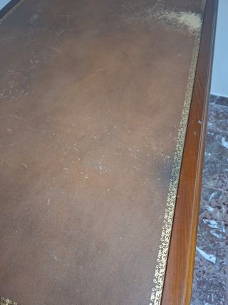 Mesa escritorio estilo inglés madera