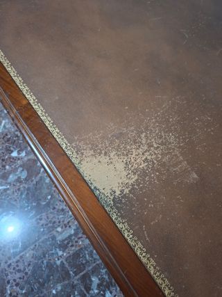 Mesa escritorio estilo inglés madera
