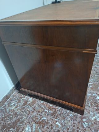 Mesa escritorio estilo inglés madera