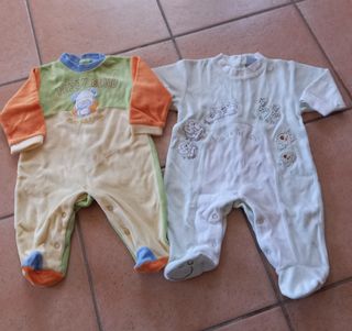 Pigiami neonato ciniglia Erico Coveri Navigare