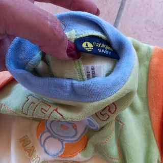 Pigiami neonato ciniglia Erico Coveri Navigare