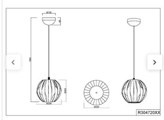 Lámpara de techo moderna Ikea. Costó 49 eur
