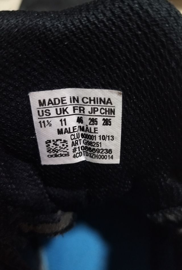 Zapatillas Adidas Negras Talla 46