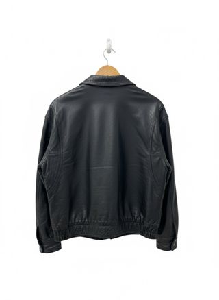 Chaqueta de Cuero Negra para Mujer