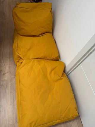 Sofá Cama Puff Sitting Point Amarillo