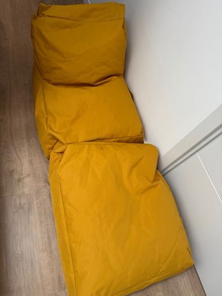 Sofá Cama Puff Sitting Point Amarillo