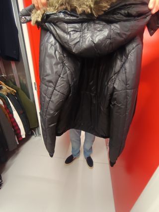 Plumas hombre negro y azul Talla M