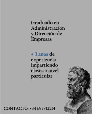 Clases particulares de matemáticas