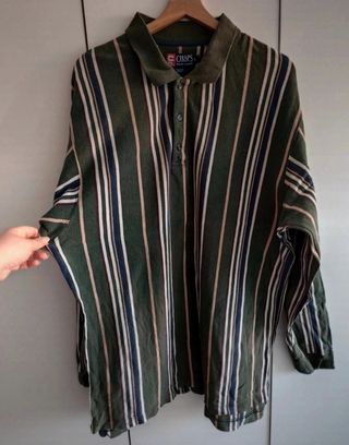 Camisa Polo Vintage Ralph Lauren Rayas