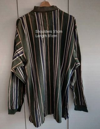 Camisa Polo Vintage Ralph Lauren Rayas
