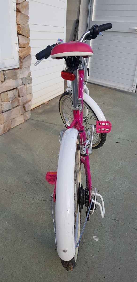 Bicicleta niña Decathlon rosa