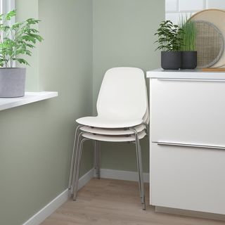 Mesa redonda blanca IKEA