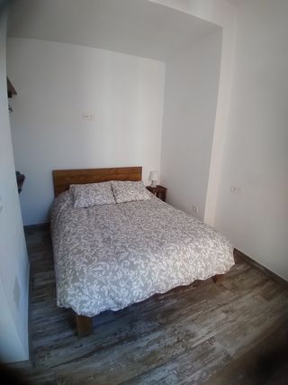 Cama Matrimonio Madera y colchón 135cm