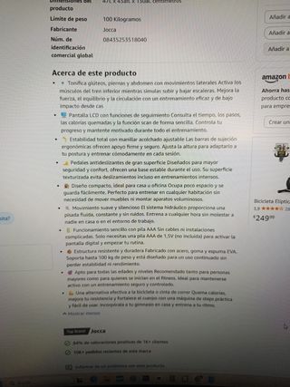 Máquina de step para piernas y glúteos