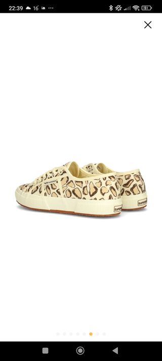 Superga Bambas Mujer Beige/Marrón