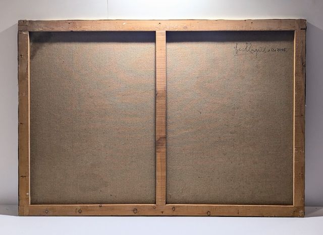 Llopis Beltrá óleo firmado gran formato