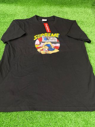 Camiseta Supreme Negra con Gráfico