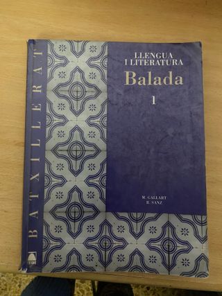 BALADA LLENGUA i literatura 1 BAT