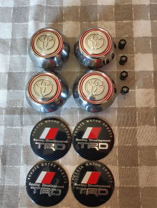 Tapas de llanta Toyota TRD (4 unidades)