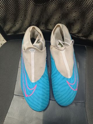 Zapatos Fútbol Nike Phantom Azul/Rosa
