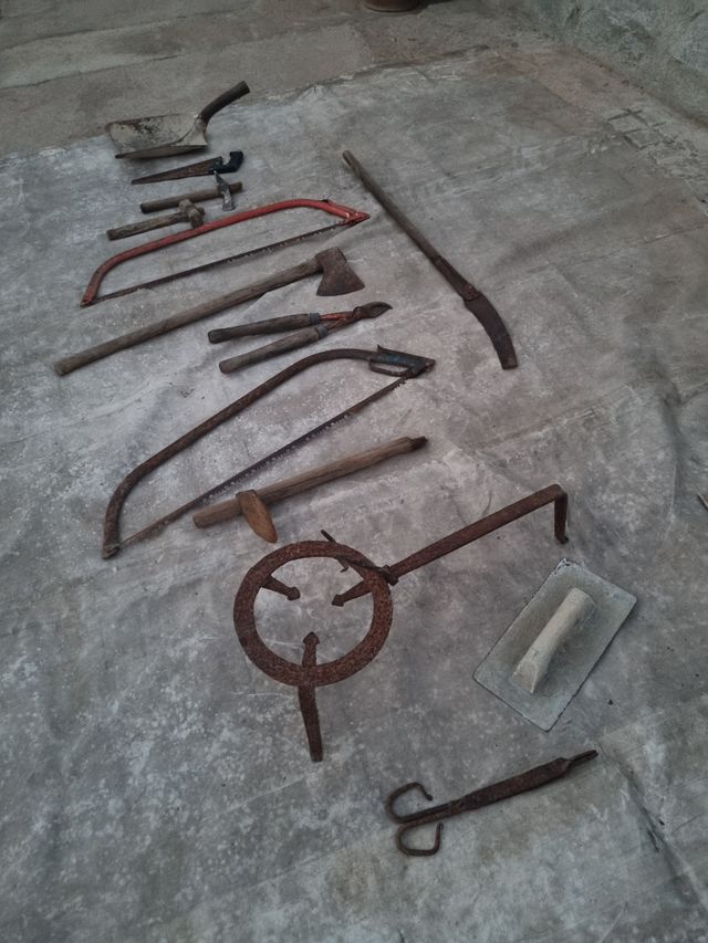 Herramientas antiguas de mano