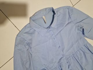 Blusa azul de mujer