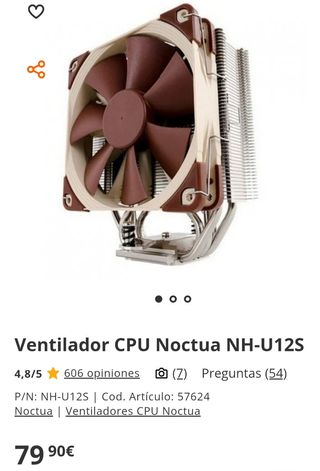 Disipador CPU Noctua NH-U12S LGA1700