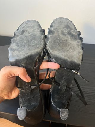 Zapatos de salsa y bachata negros Talla 40