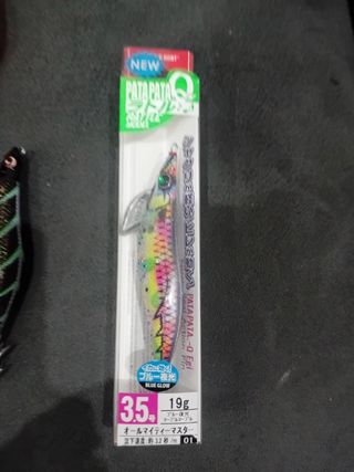 Yo-Zuri Pata Pata Egi 3.5 19g Blue Glow