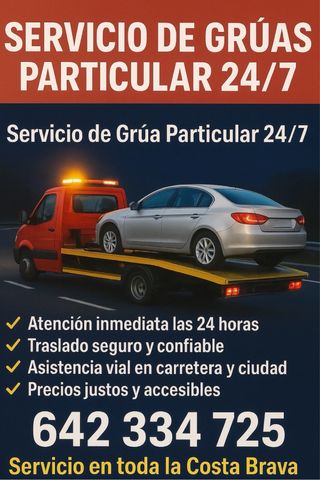 Grúas costa brava 24/7