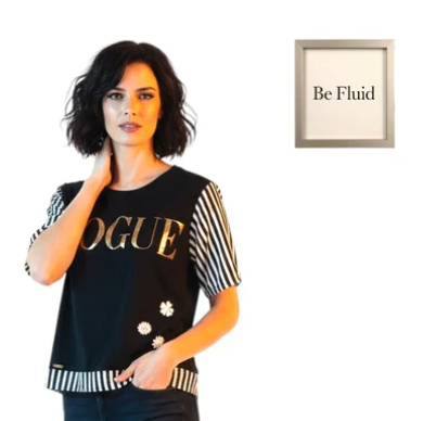 Camiseta negra M - rediseñada