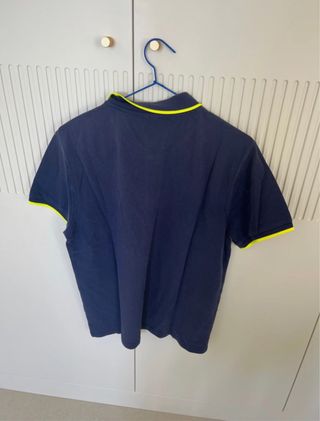 Polo Kenzo Azul Marino con Detalles Amarillos Tall
