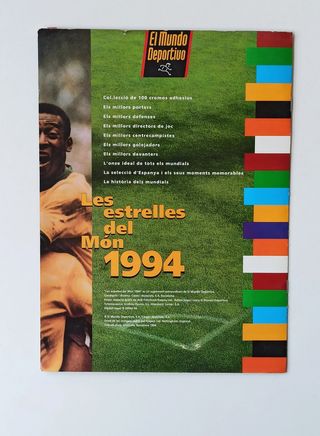 ALBUM LES ESTRELLES DEL MÓN 1994 MUNDO DEPORTIVO