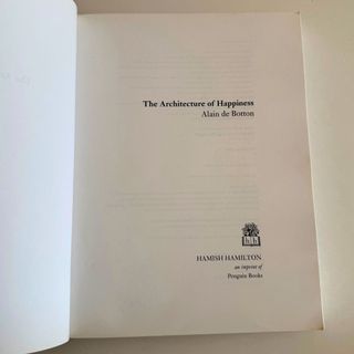 The Architecture of Happiness