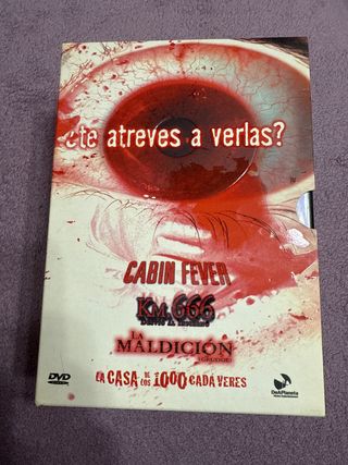Pack 4 Películas Terror DVD Español