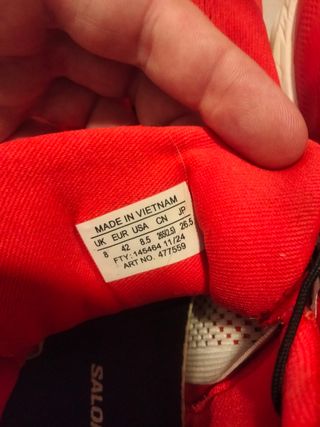 Zapatillas Salomon Ultra Glide 3 Rojas y Blancas