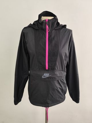 Sudadera Cortavientos Nike Negra Talla XS